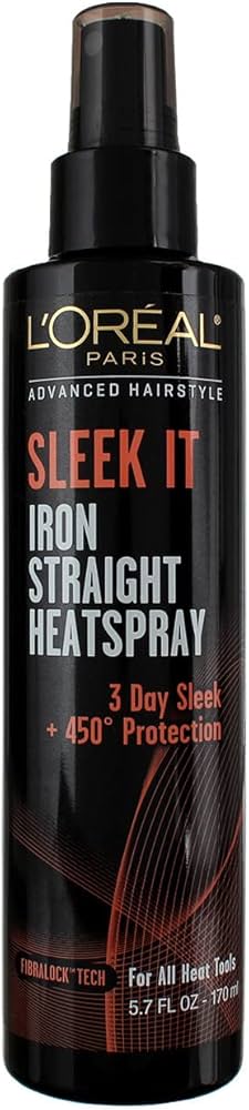 Este es un spray protector térmico de 170 ml, diseñado para proteger el cabello de temperaturas de hasta 450°F (232°C) durante el uso de herramientas de calor como planchas o secadores.
