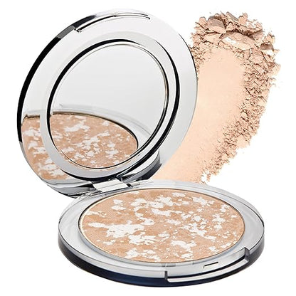 Polvo facial compacto matificante diseñado para controlar el brillo.