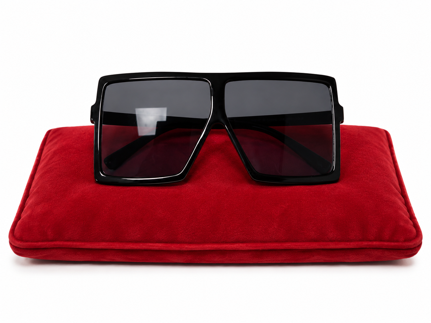 Lentes de Sol Oversize Cuadrados Color Negro para Mujer y Hombre.
