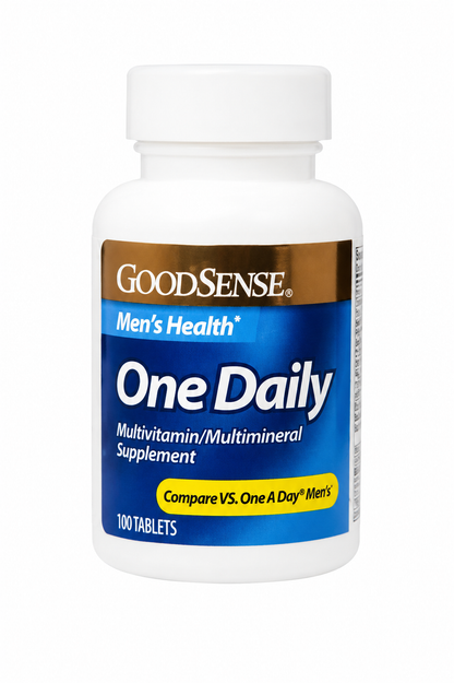 Multivitamínico Diario para Hombres con Vitaminas y Minerales, 100 Tabletas.