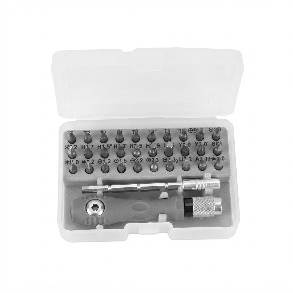 Kit de juego de destornilladores de precisión de 32 piezas.