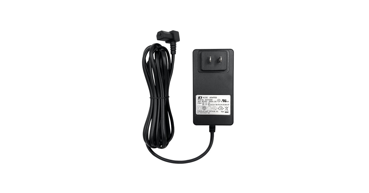 Adaptador de corriente alterna (CA) a corriente continua (CC).