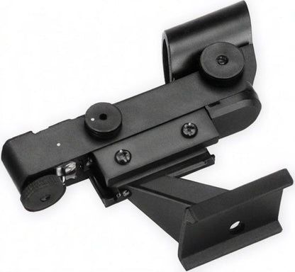 Buscador de punto rojo universal para telescopios, a menudo utilizado para facilitar la localización de objetos celestes.
