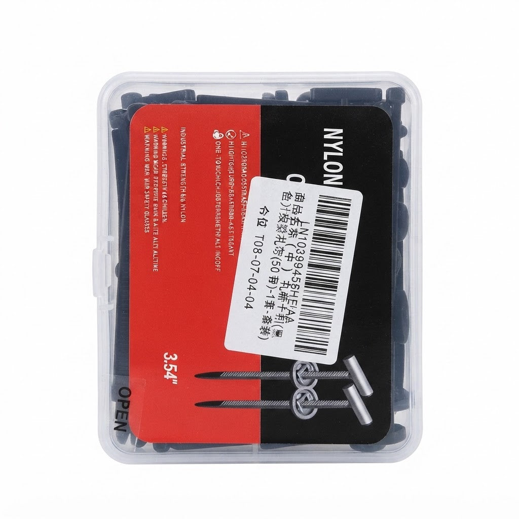 Kit de 50 Bridas de nailon con hebilla universal.