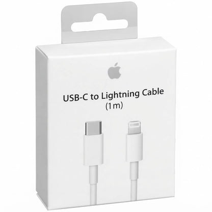 Cable USB-C a Lightning de1 metro.