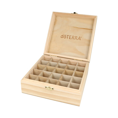 caja de madera de almacenamiento para aceites esenciales doTERRA