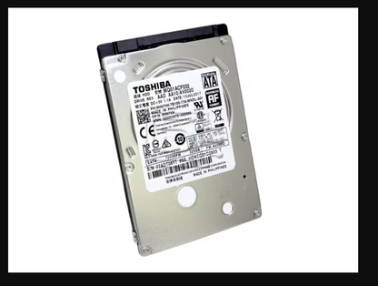 Disco duro interno (HDD), para laptops o computadoras portátiles de 500GB.