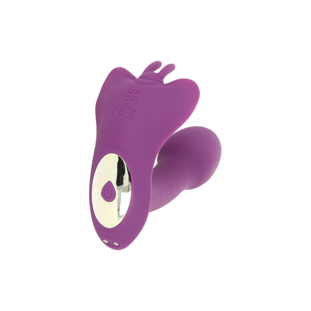 butterfly vibrator, purpura (Consolador morado a control remoto)