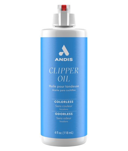 Aceite para Cuchillas, formulado especialmente para limpiar y lubricar las hojas de máquinas de corte.