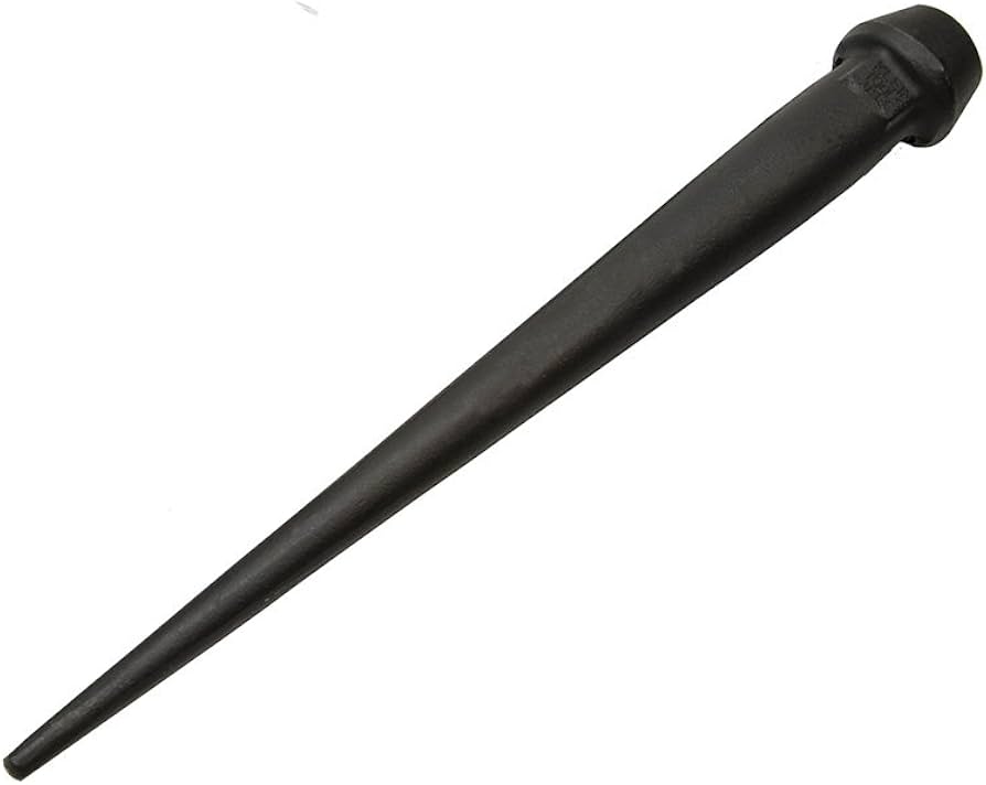 Pasador de cabeza ancha bull pin, diseñado para alinear orificios en acero estructural.