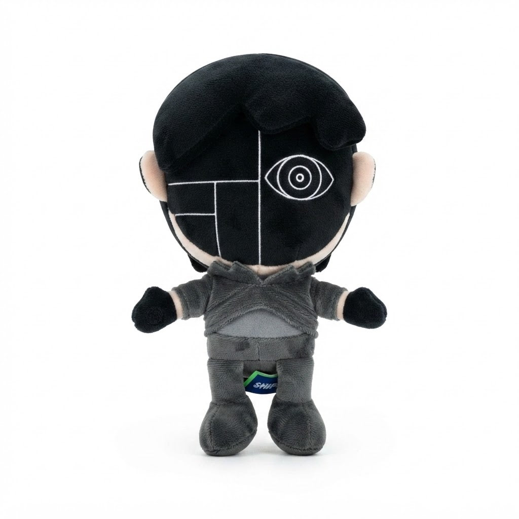 Peluche del personaje Mercury del videojuego indie de terror Psychopomp.
