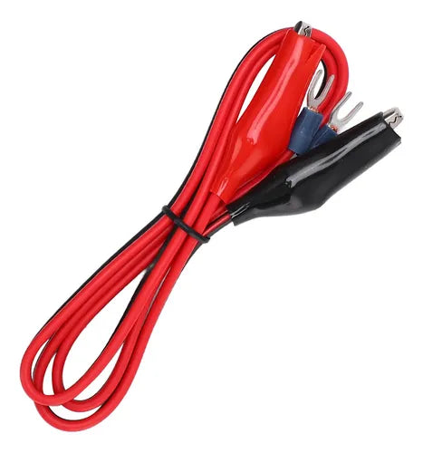 Cables de prueba eléctricos utilizados para realizar conexiones temporales en circuitos
