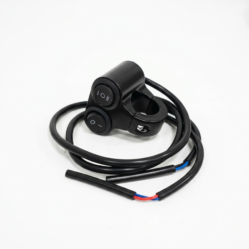 Interruptor universal doble para manillar de motocicleta de 22 mm,