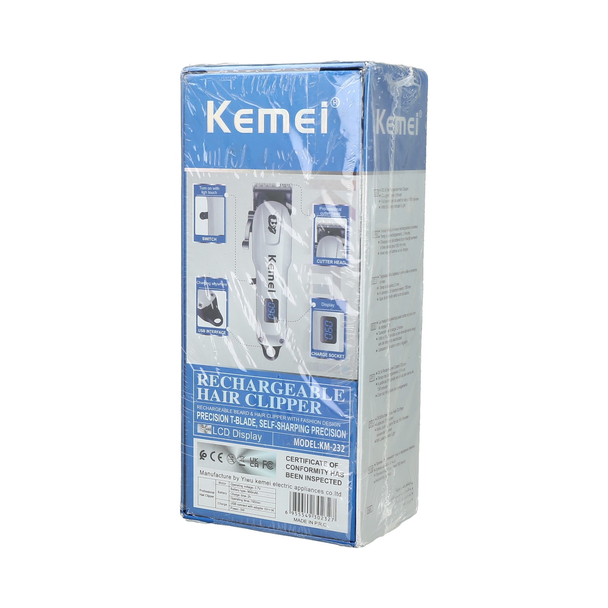 Recortador de pelo Kemei