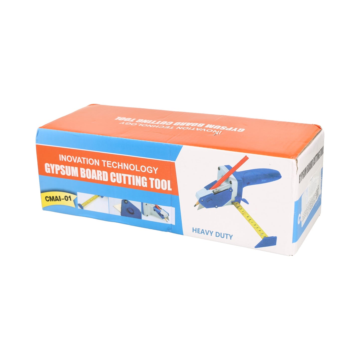 Herramienta de corte de placa de yeso, cortador de panel de trabajo de madera multifuncional con kit de cinta métrica, cortador de tablero de yeso, herramienta portátil para carpintería