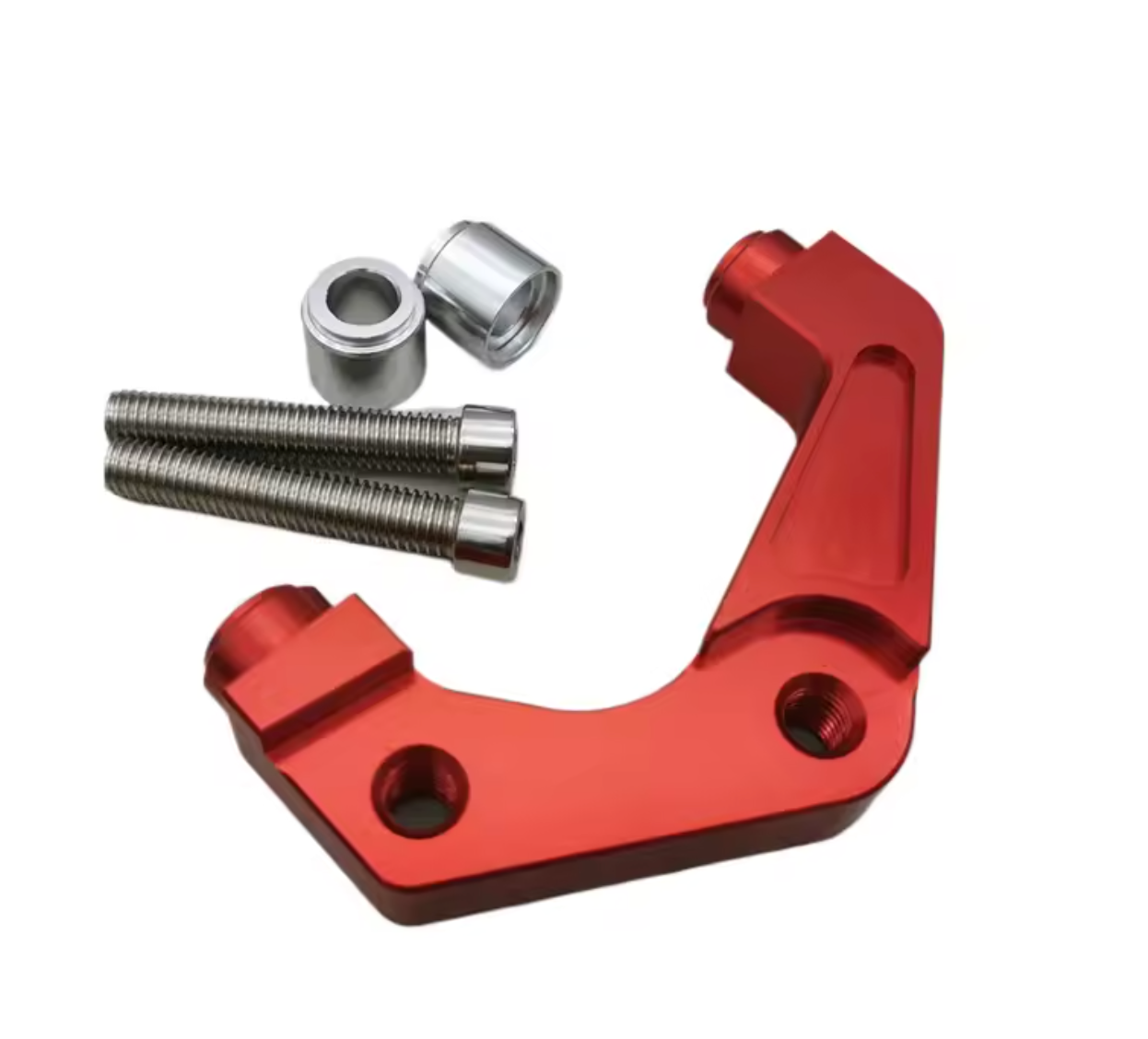 Adaptador de soporte para pinza de freno para motocicleta (82 mm) RPM, Adelin y Frando; compatible con scooters Yamaha RSZ, Jog y Force.