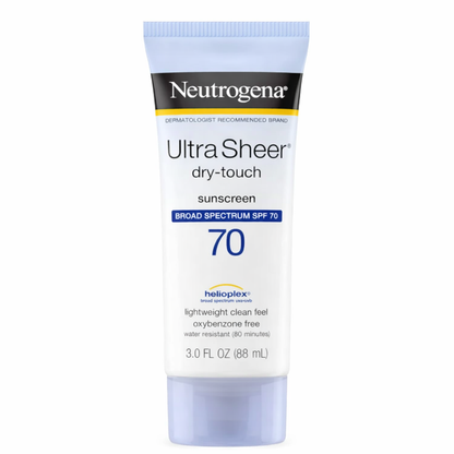 Protector solar con un factor de protección SPF 70.