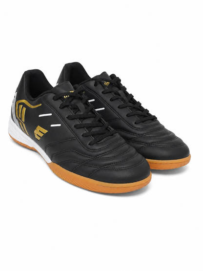 Zapatillas de Fútbol Sala Negro y Dorado Talla 43.