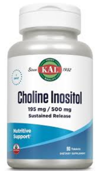 Choline Inositol 195/500 mg Sustained Release 90 Tabs