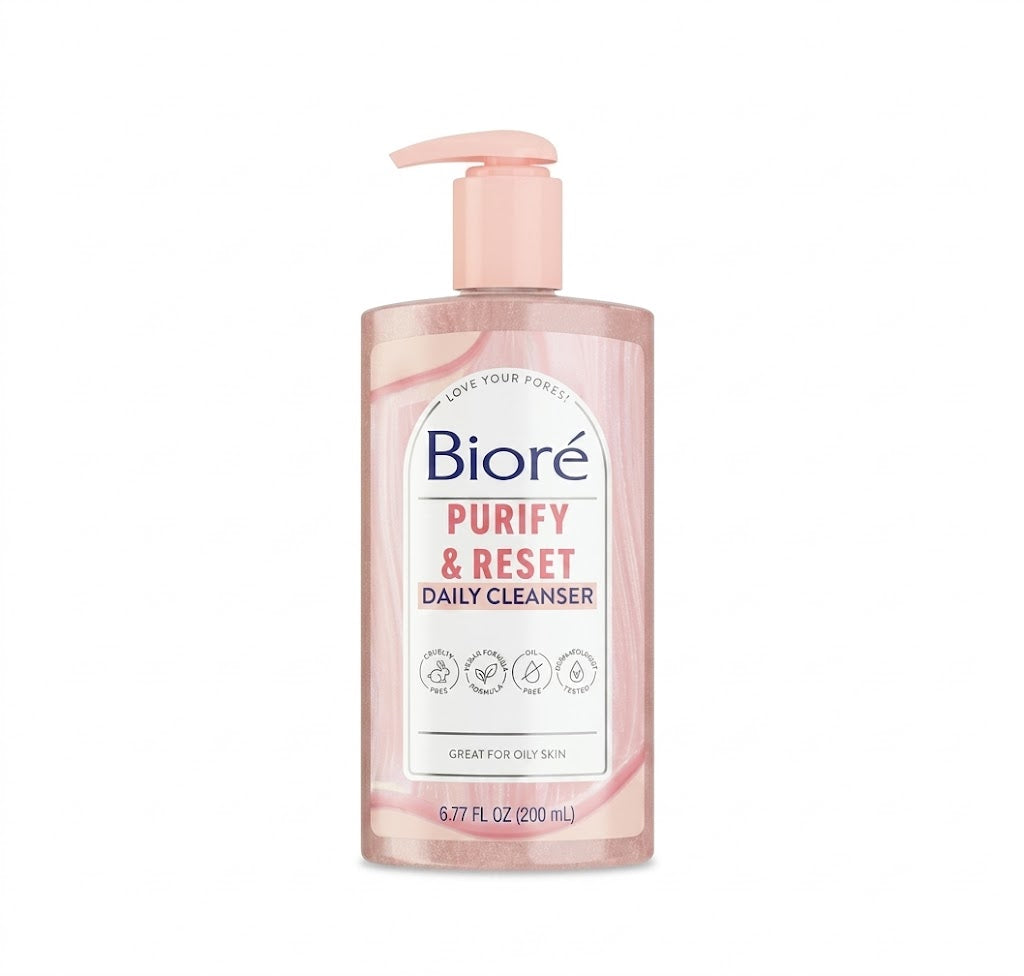 Limpiador facial de 6.77 fl oz está diseñado para eliminar el doble de suciedad y grasa en comparación con limpiadores básicos.