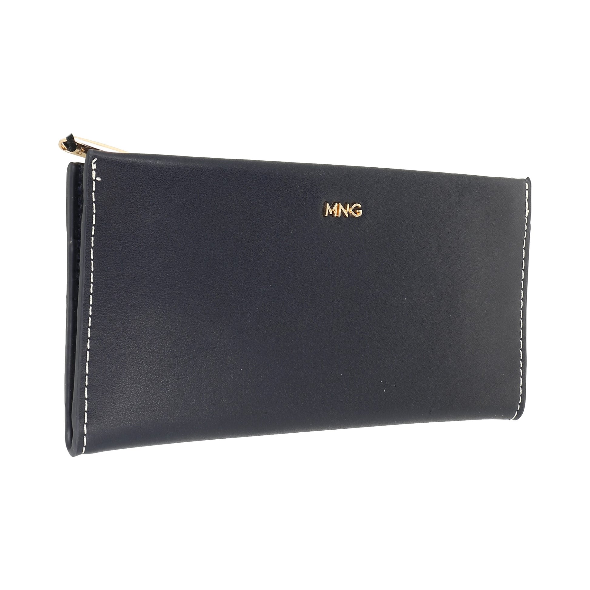 bolso con cierre práctico cremallera, negro.