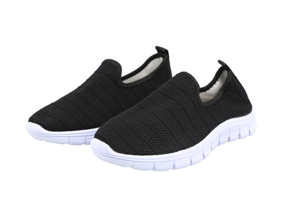 Zapatillas comodas unisex sin cordones con malla transpirable, size 38
