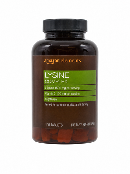 Suplemento de Lisina con Vitamina C 195 Tabletas.