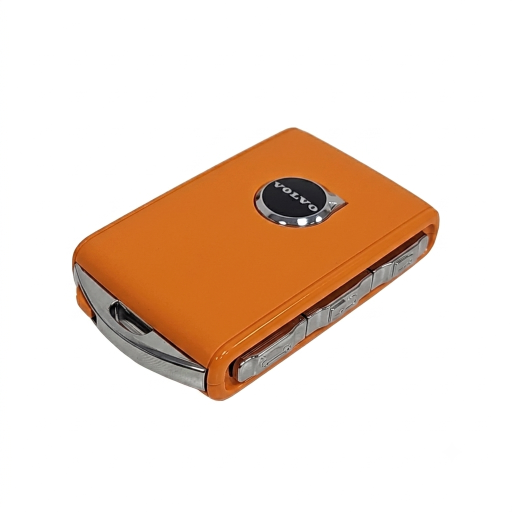 Llave inteligente naranja de Volvo para modelos XC40, XC60, XC90 y S90
