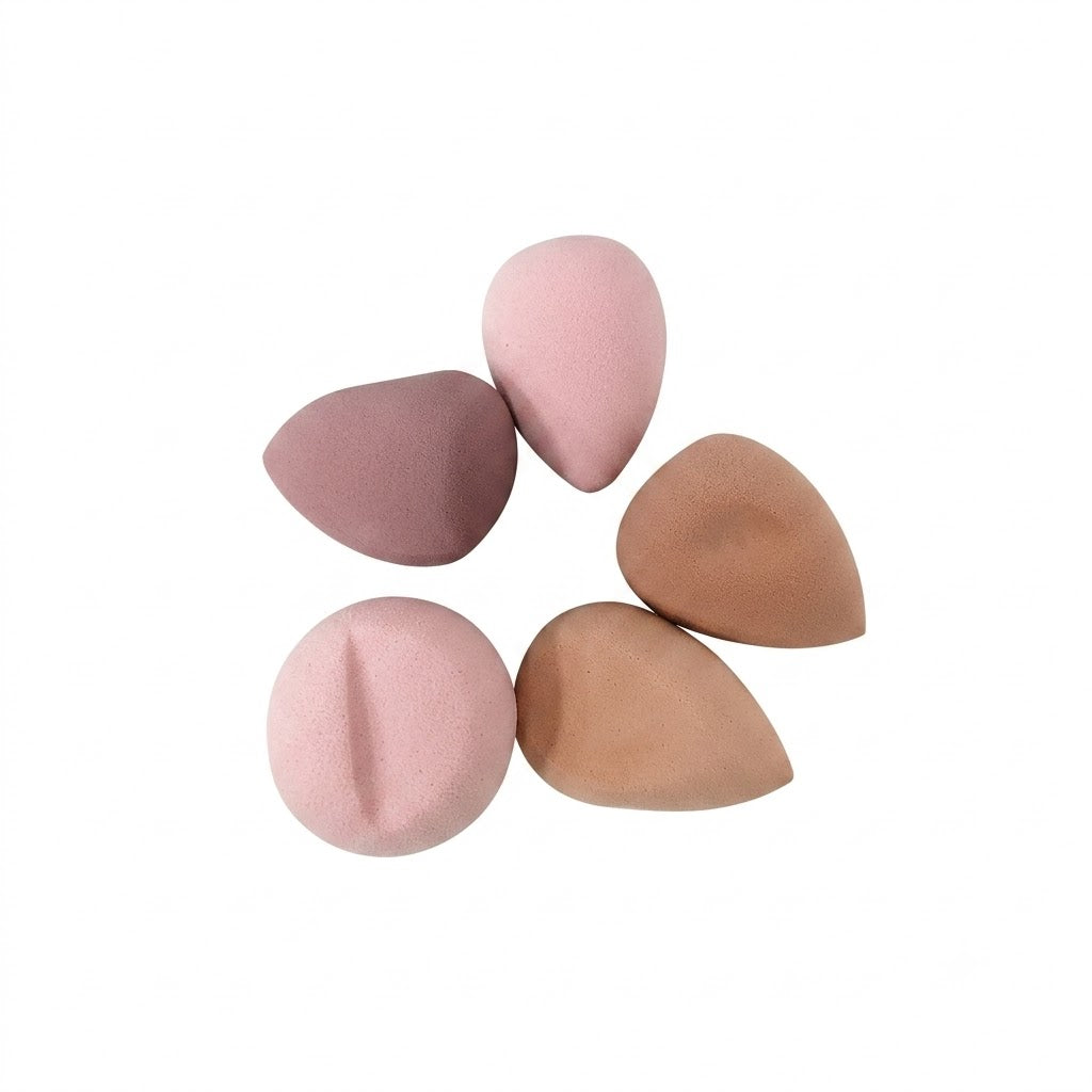 Kit de 5 esponjas de maquillaje.