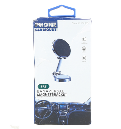 Soporte magnético plegable para teléfono celular en el automóvil.