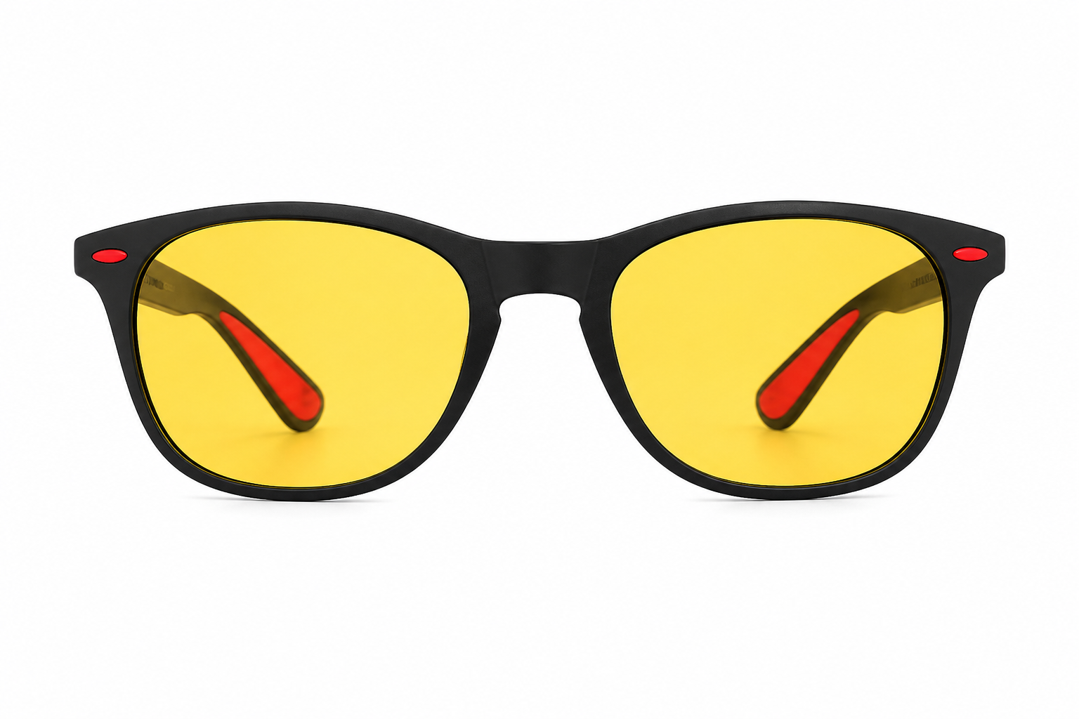 Lentes  con diseño moderno color negro.