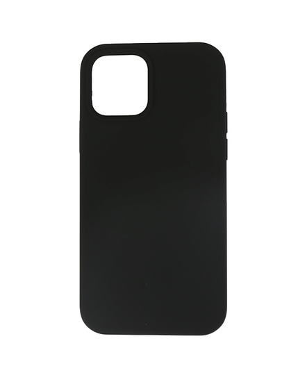 Case de silicona negra para iPhone 12 y iPhone 12 Pro