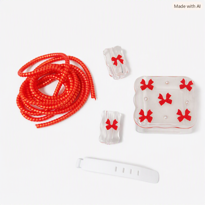 Accesorios diseñado para proteger y decorar el cargador de un teléfono celular.
