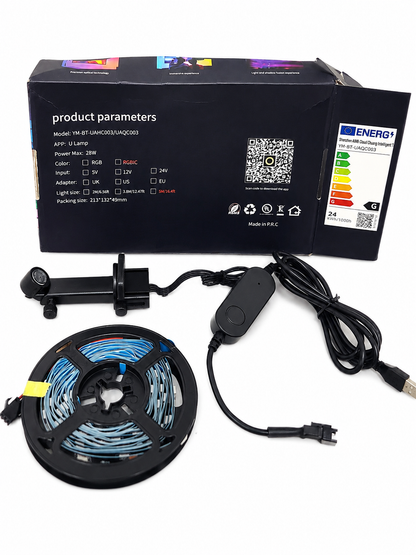 Tira LED Inteligente RGBIC USB con Controlador.