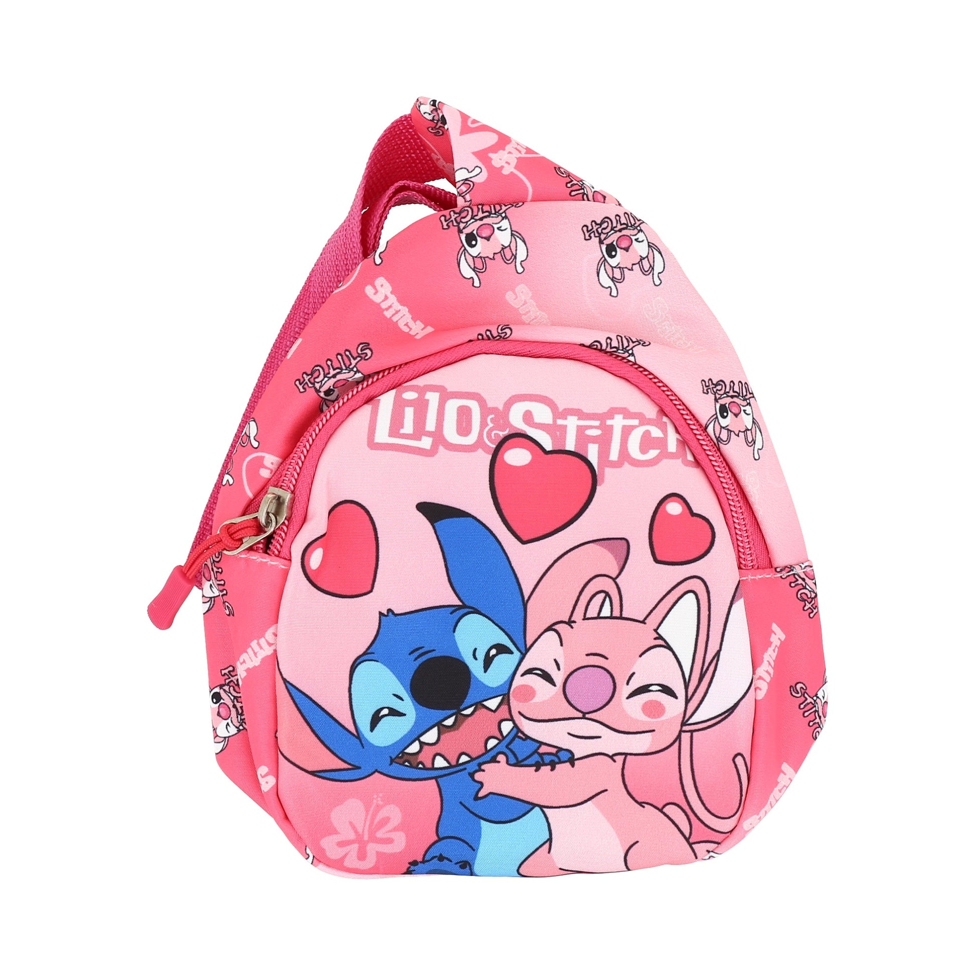 mochilita pequeña lilo/stich rosa