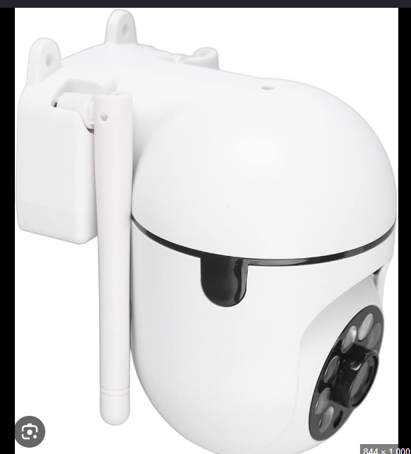 Cámara de seguridad WiFi PTZ de interior, diseñada para ofrecer una vigilancia de 360 grados.