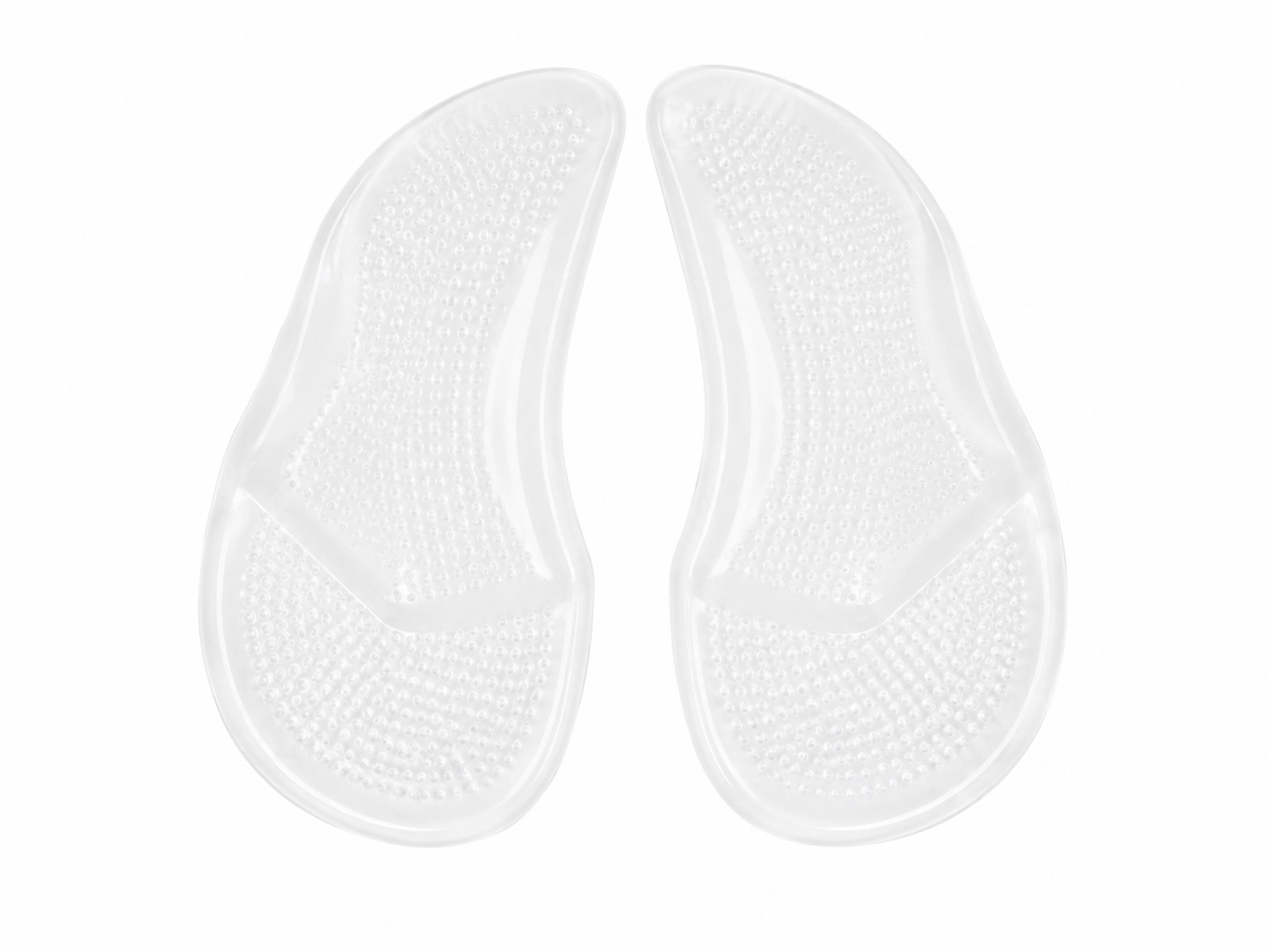 Almohadillas de Gel Antideslizantes para la Planta del Pie, Par Transparente.