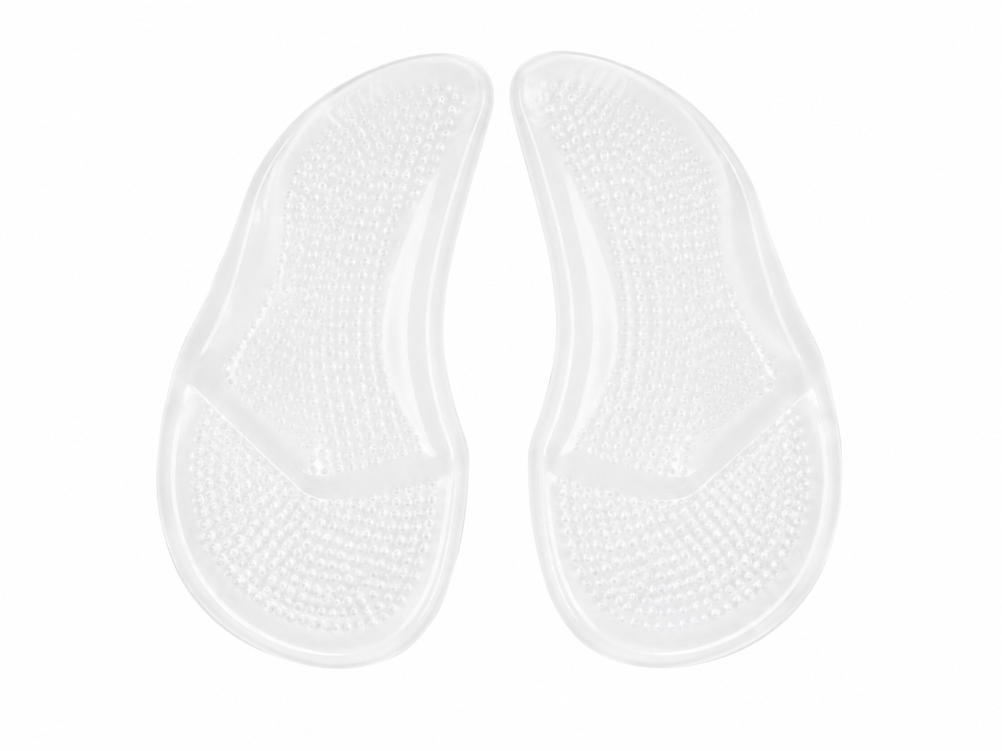 Almohadillas de Gel Antideslizantes para la Planta del Pie, Par Transparente.