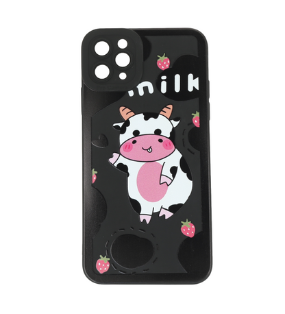 Case para iPhone 11 Pro max con un diseño de vaca de dibujos animados