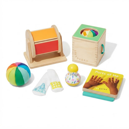 Kit de juego The Senser, diseñado específicamente para bebés de 5 a 6 meses.