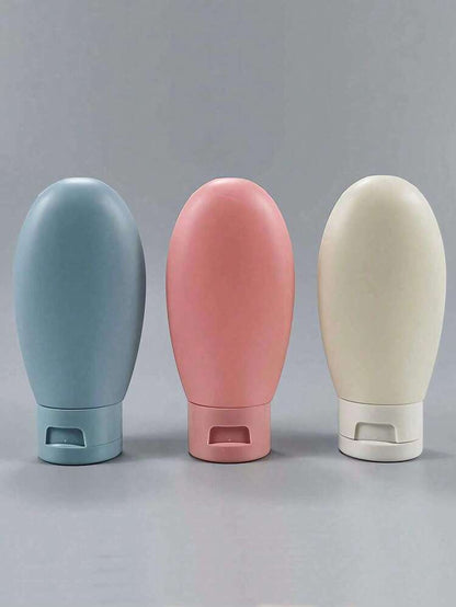 Botes de viaje de silicona rellenables,están hechos de silicona libre de BPA, lo que los hace duraderos y sin olor.