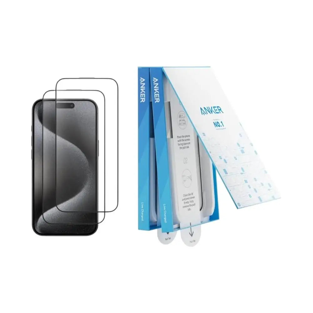 Pack de 2 protector de pantalla para el iPhone 16 Pro Max.