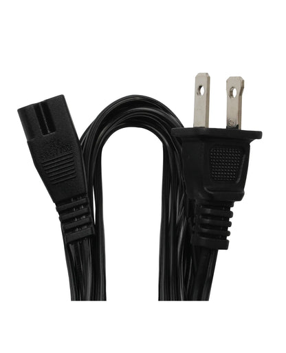 Cable de alimentación negro de 3 clavijas, similar a los modelos Xtech XTC-210.