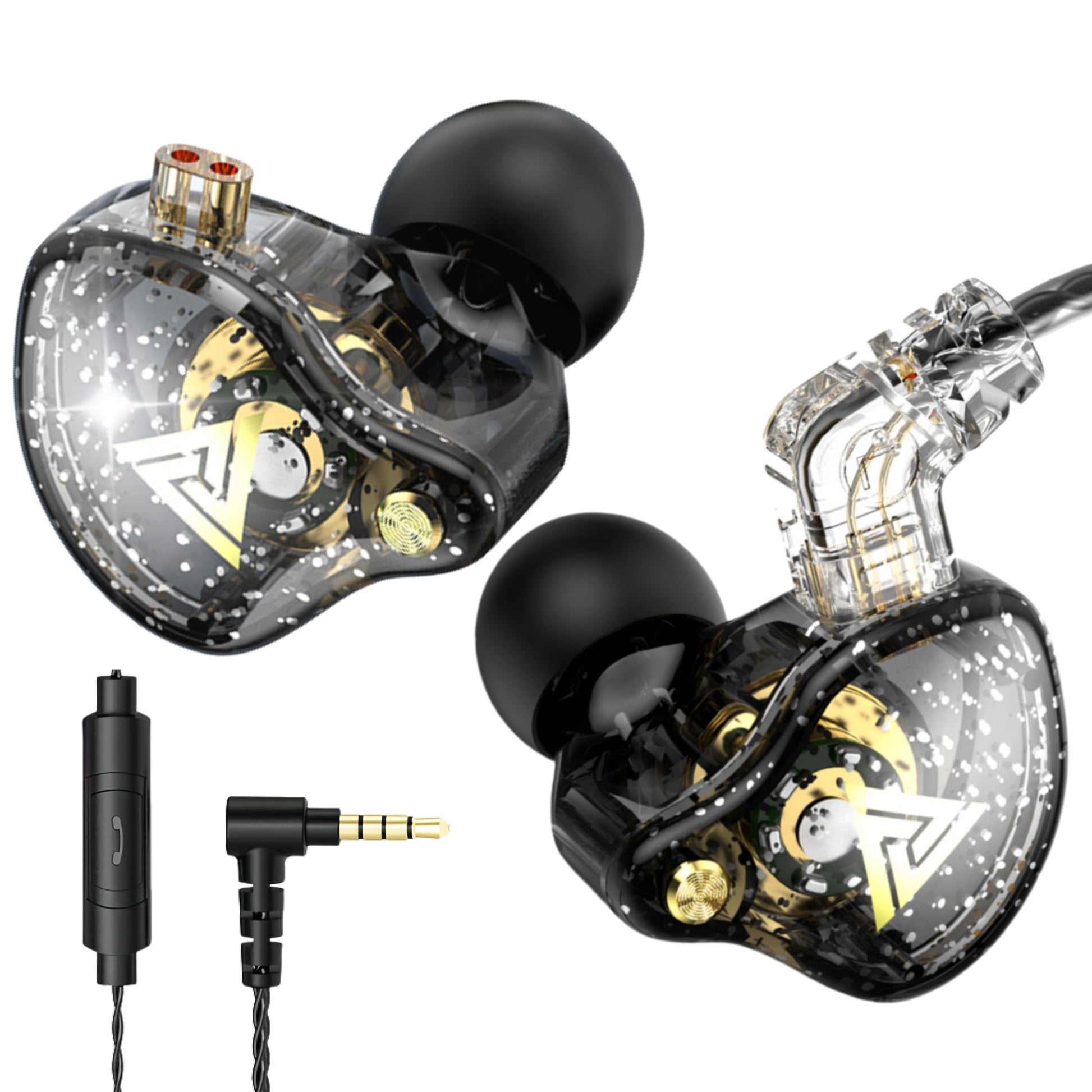 Audífonos intraurales QKZ AK6 Pro con certificación Hi-Res Audio.