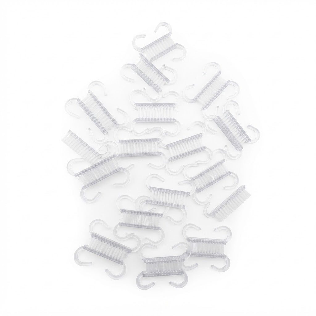 Pack de 30 mini cepillos removedores de polvo y limpieza para manicura
