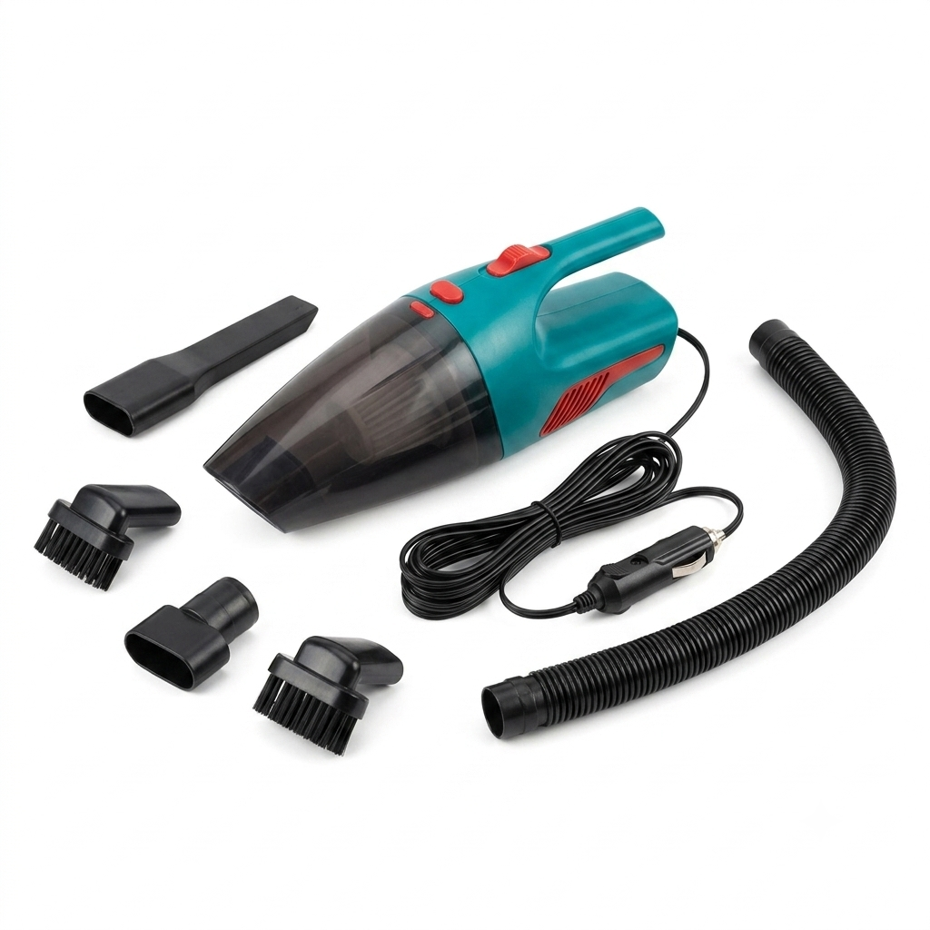 Aspiradora de mano portátil para automóviles y hogares,120 vatios.