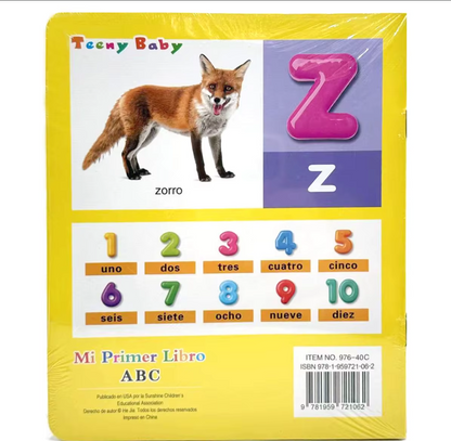 Libro infantil didáctico.