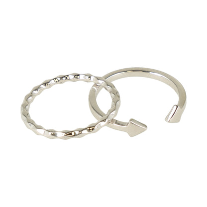 Paquete de dos anillos size 9 Sea Candy Jewelry
