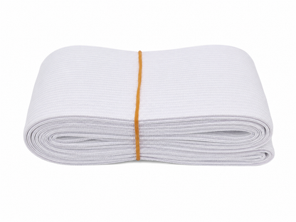 Banda Elástica Blanca para Costura y Manualidades.