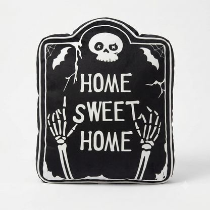 Cojín decorativo de Phantoscope con diseño de lápida de Halloween.